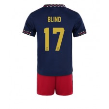 Ajax Daley Blind #17 Bortedraktsett Barn 2022-23 Kortermet (+ korte bukser)